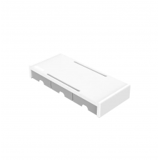 ORICO 7.4cm Desktop Monitor Stand with Drawers - White